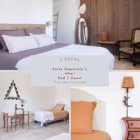 L'Ostal - Bed & Breakfast - Chambres Et Suites De 25 A 40M2 - Spa Saint-Hilaire-dʼOzilhan Buitenkant foto