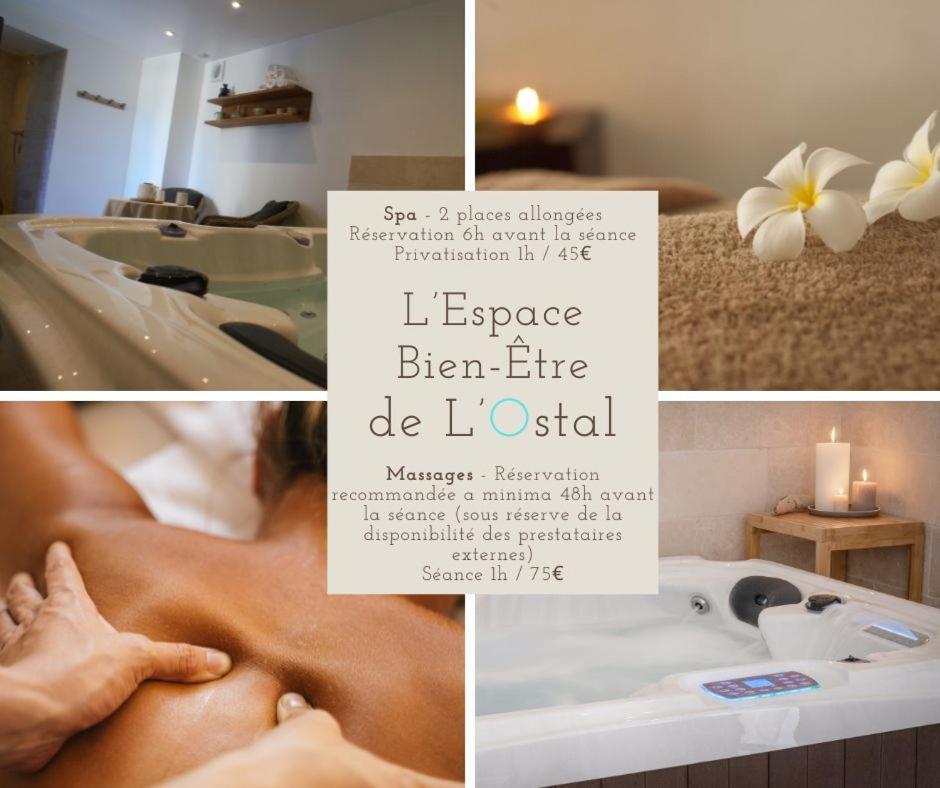 L'Ostal - Bed & Breakfast - Chambres Et Suites De 25 A 40M2 - Spa Saint-Hilaire-dʼOzilhan Buitenkant foto