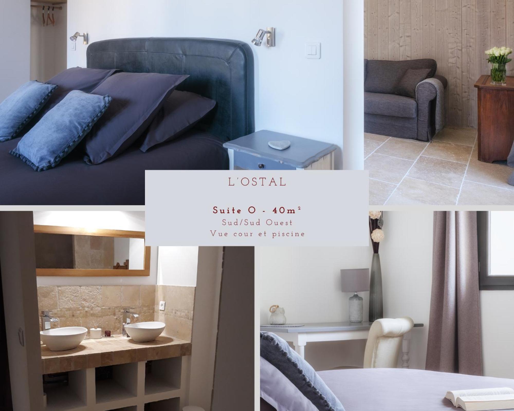L'Ostal - Bed & Breakfast - Chambres Et Suites De 25 A 40M2 - Spa Saint-Hilaire-dʼOzilhan Buitenkant foto